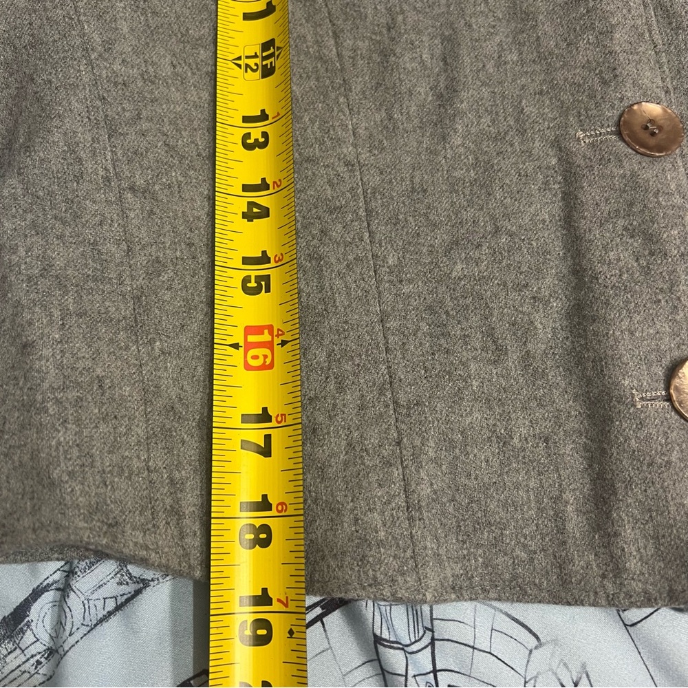 Vintage Miss Pendleton Gray Women's Wool Blazer - Picture 8 of 9